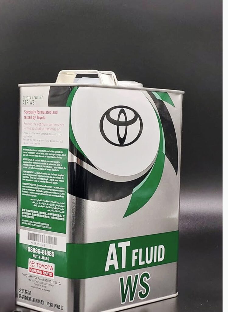 Toyota gearbox oil ws
